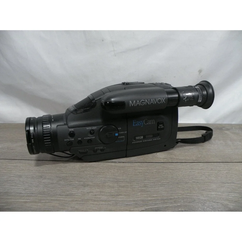 Magnavox CVR600AV01 Easy Cam Vhs-c Camcorder Black Flying Erase Head For Parts